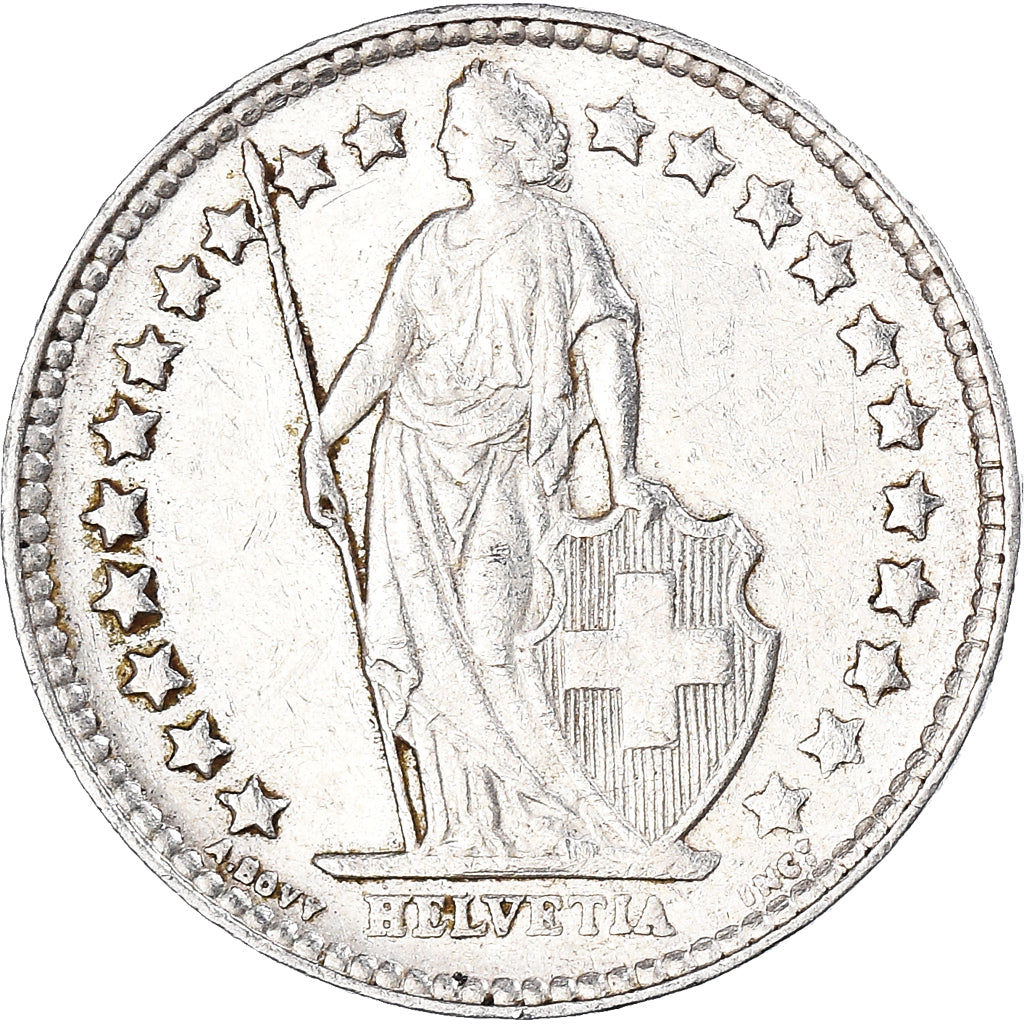 Moeda, Suíça, 1/2 Franc, 1952