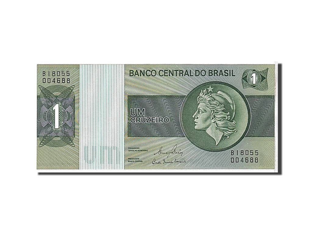 Banknote, Brazil, 1 Cruzeiro, 1980, KM:191Ac, UNC(65-70)