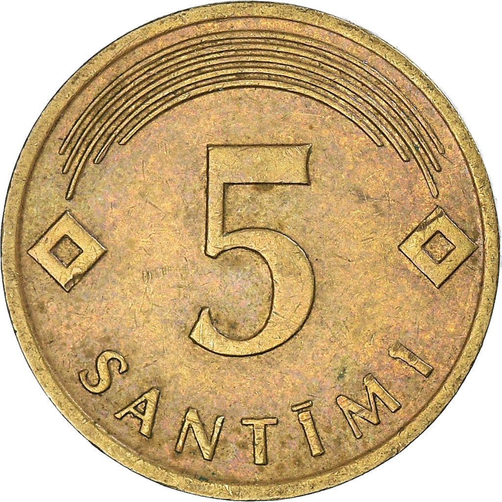 Münze, Latvia, 5 Santimi, 2006