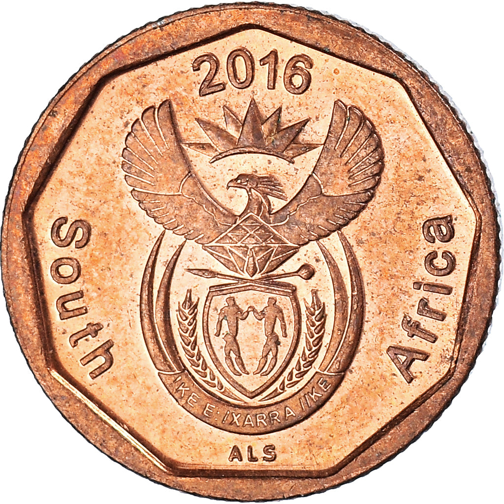 Coin, South Africa, 10 Cents, 2016