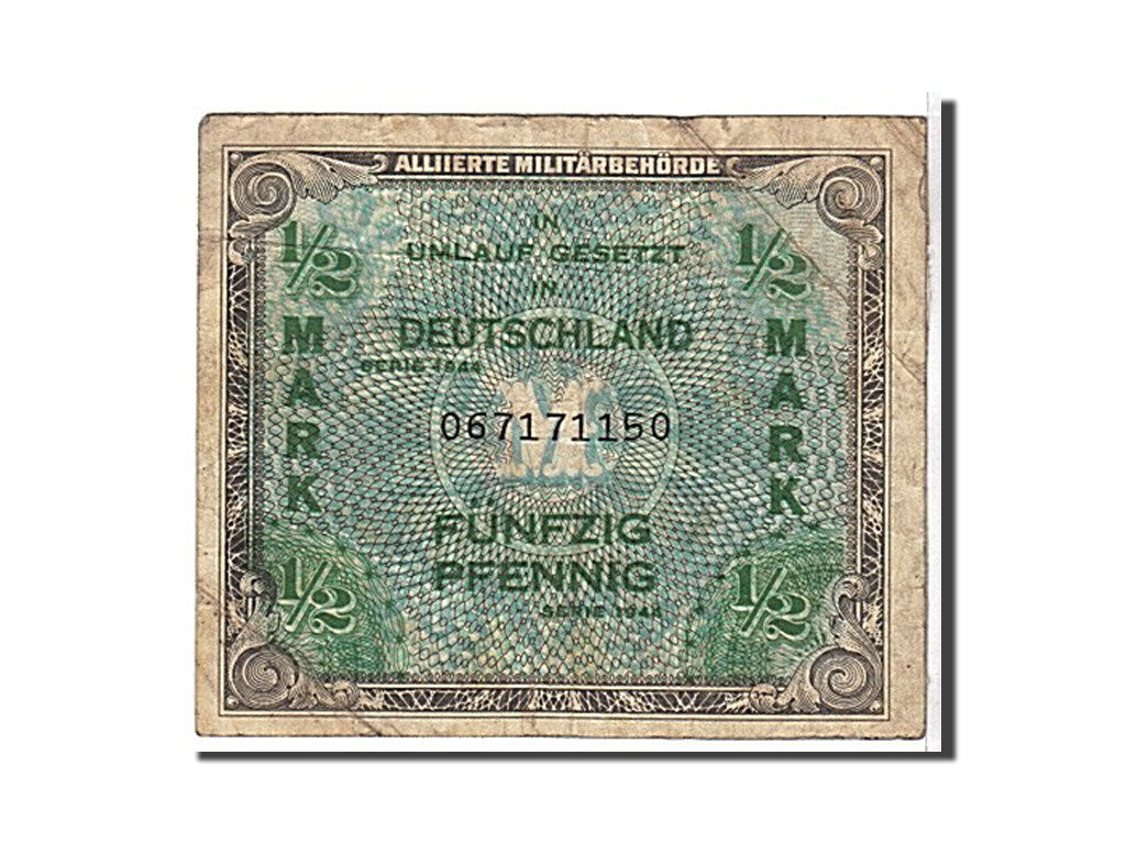 Banknote, Germany, 1/2 Mark, 1994, KM:191a, VG(8-10)