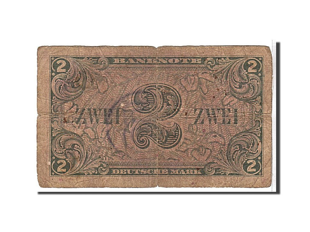 Banknote, GERMANY - FEDERAL REPUBLIC, 2 Deutsche Mark, 1948, VG(8-10)