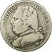 Moneda, Francia, Louis XVIII, Louis XVIII, 5 Francs, 1815, Limoges, BC+, Plata