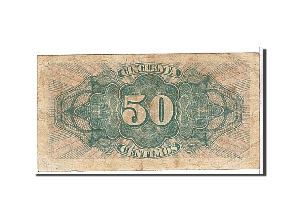 Banknote, Spain, 50 Centimos, 1937, EF(40-45)