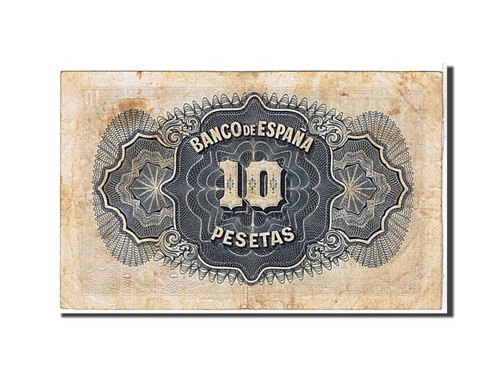 Banknote, Spain, 10 Pesetas, 1935, KM:86a, VF(30-35)