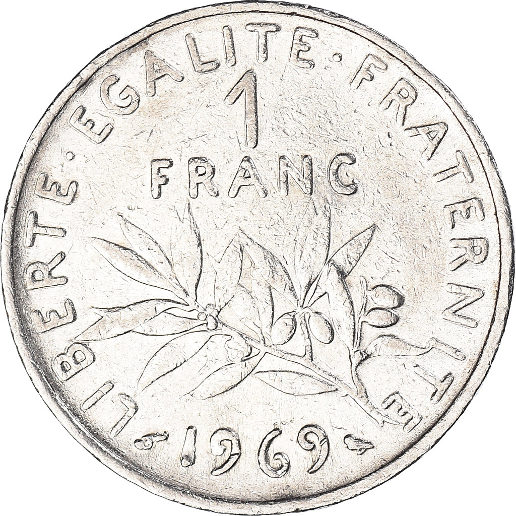 Coin, France, Franc, 1969