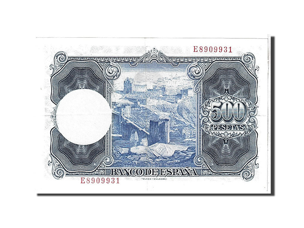 Billete, 500 Pesetas, 1954, España, EBC