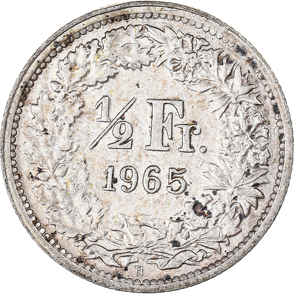 Moneta, Szwajcaria, 1/2 Franc, 1965