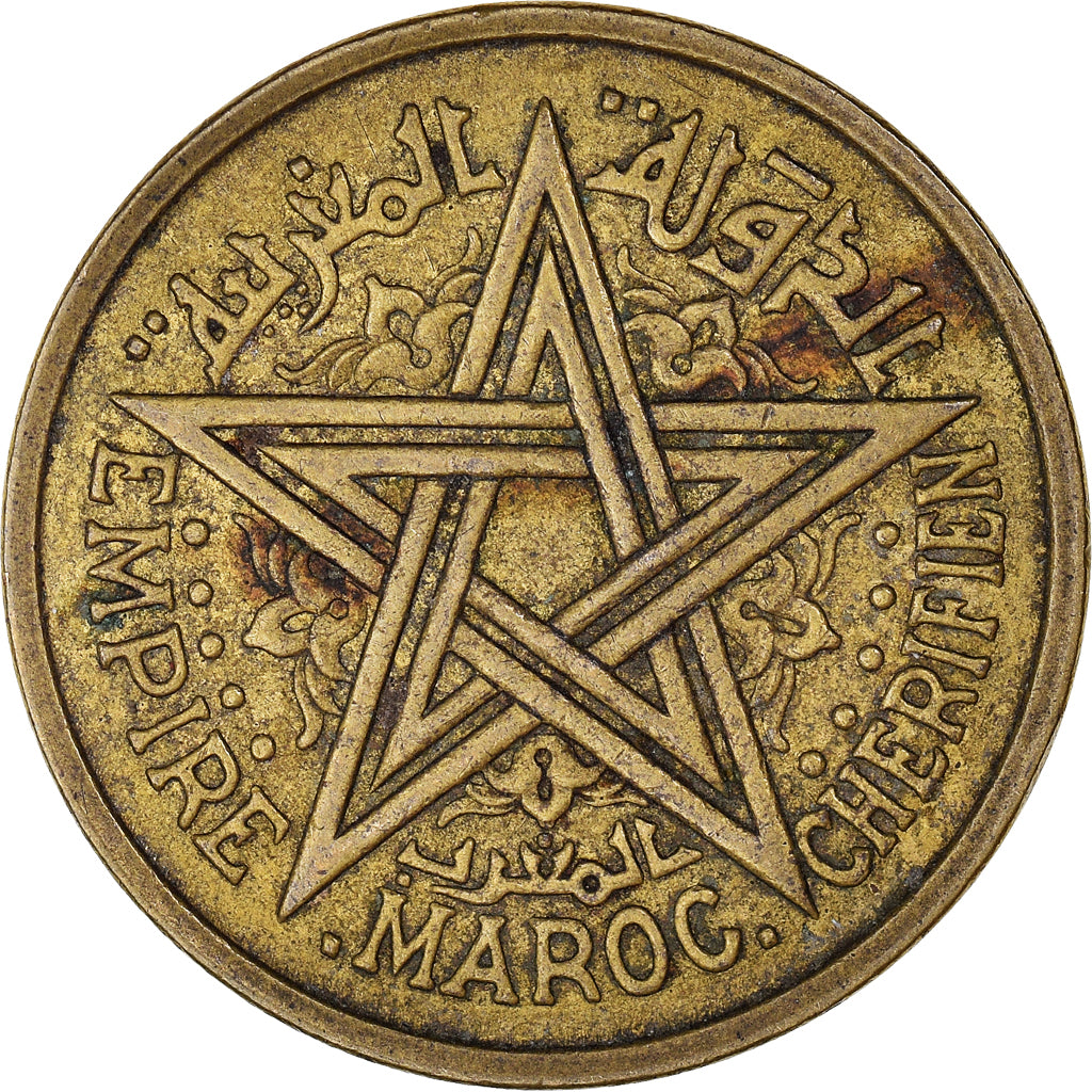 Moeda, Marrocos, 2 Francs, 1945