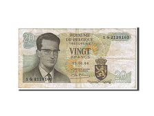 Geldschein, Belgien, 20 Francs, 1964, KM:138, SS
