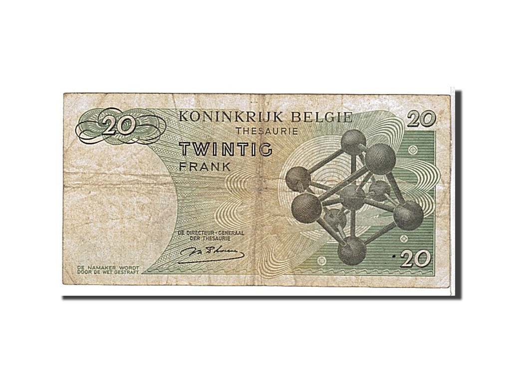 Billet, Belgique, 20 Francs, 1964, TTB