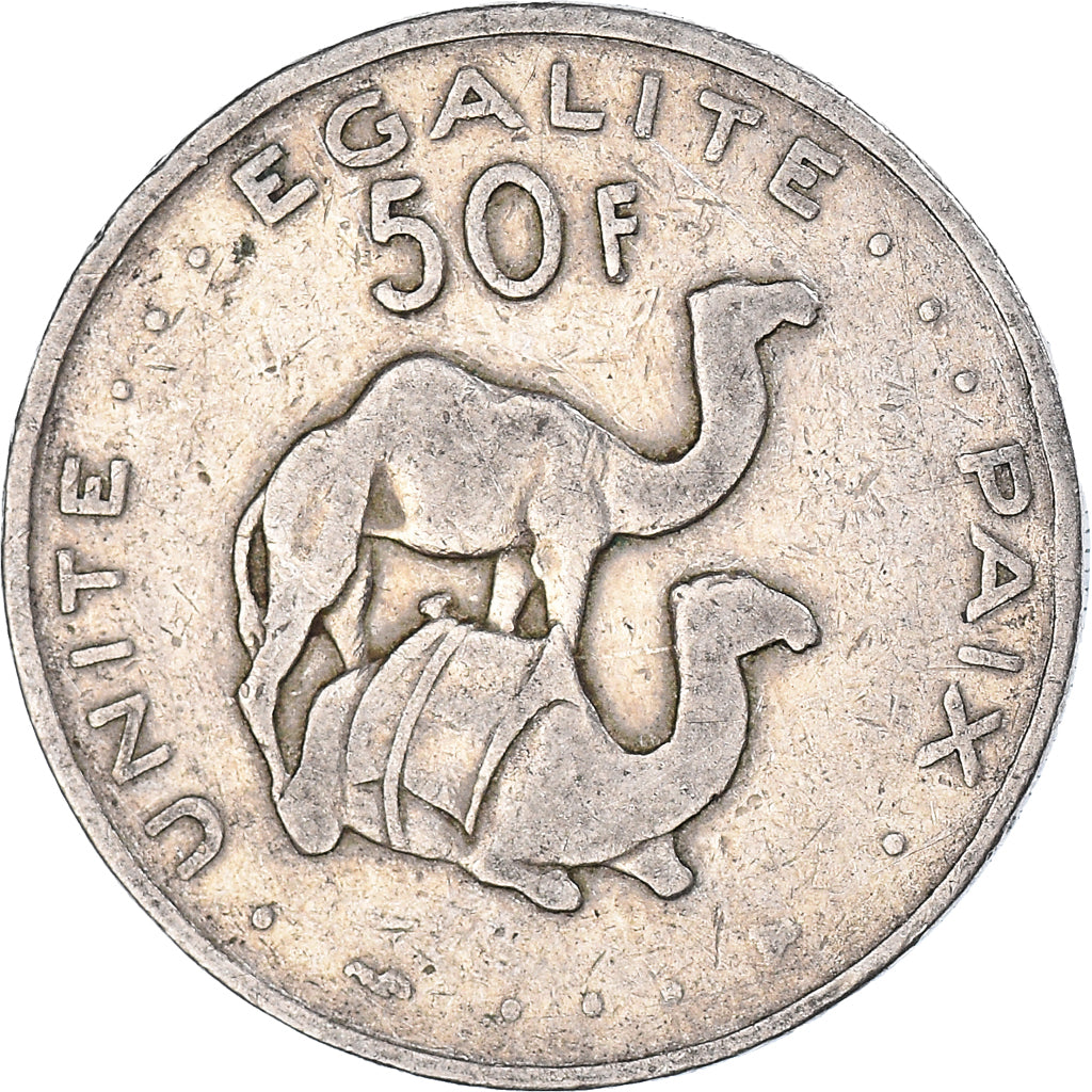Münze, Dschibuti, 50 Francs, 1999