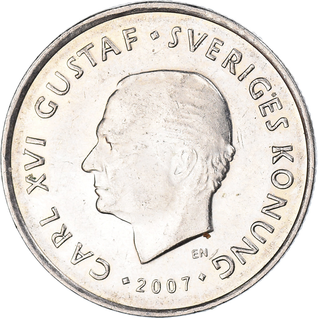 Monnaie, Suède, Krona, 2007