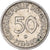 Moeda, ALEMANHA - REPÚBLICA FEDERAL, 50 Pfennig, 1976