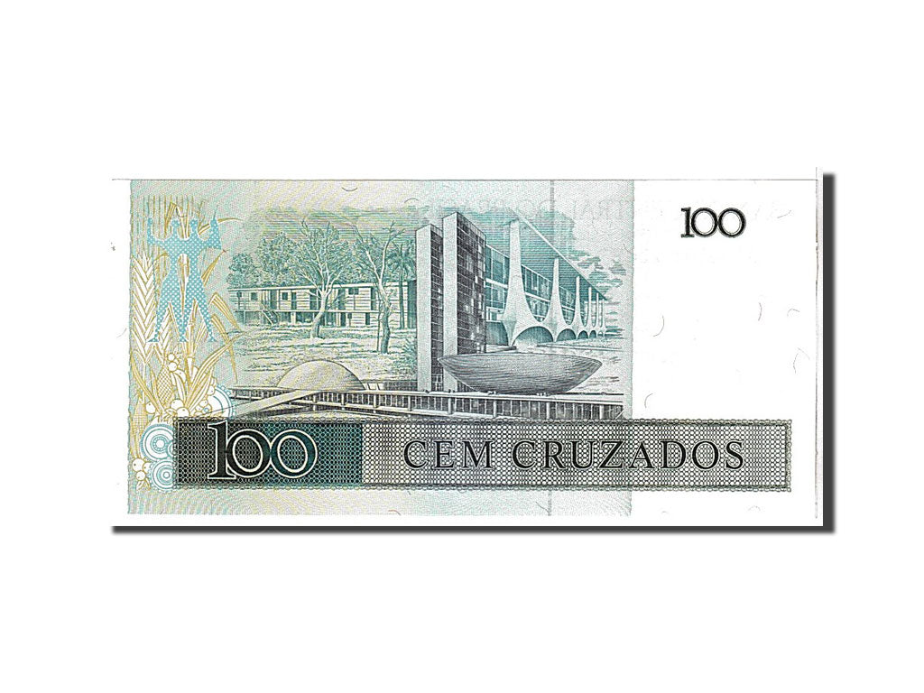 Banknote, Brazil, 100 Cruzados, 1986, KM:211a, UNC(65-70)