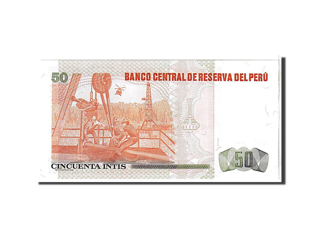 Banknote, Peru, 50 Intis, 1987, UNC(65-70)