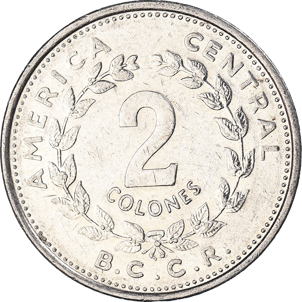 Münze, Costa Rica, 2 Colones, 1984