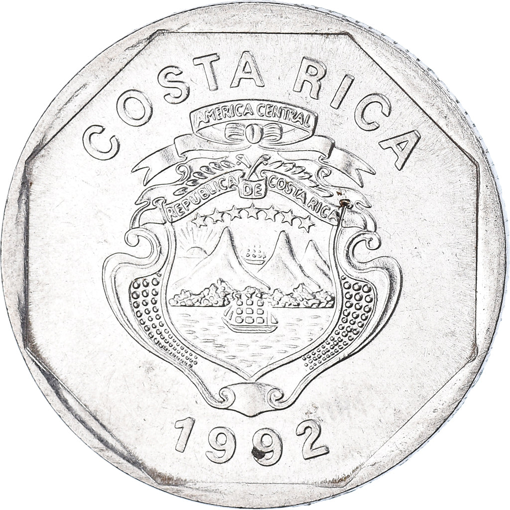 Münze, Costa Rica, 10 Colones, 1992