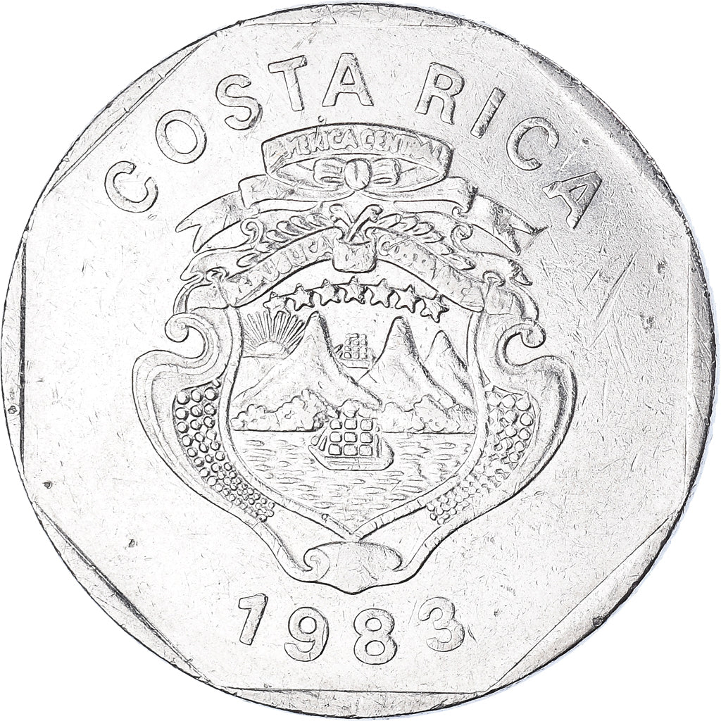 Moeda, Costa Rica, 10 Colones, 1983