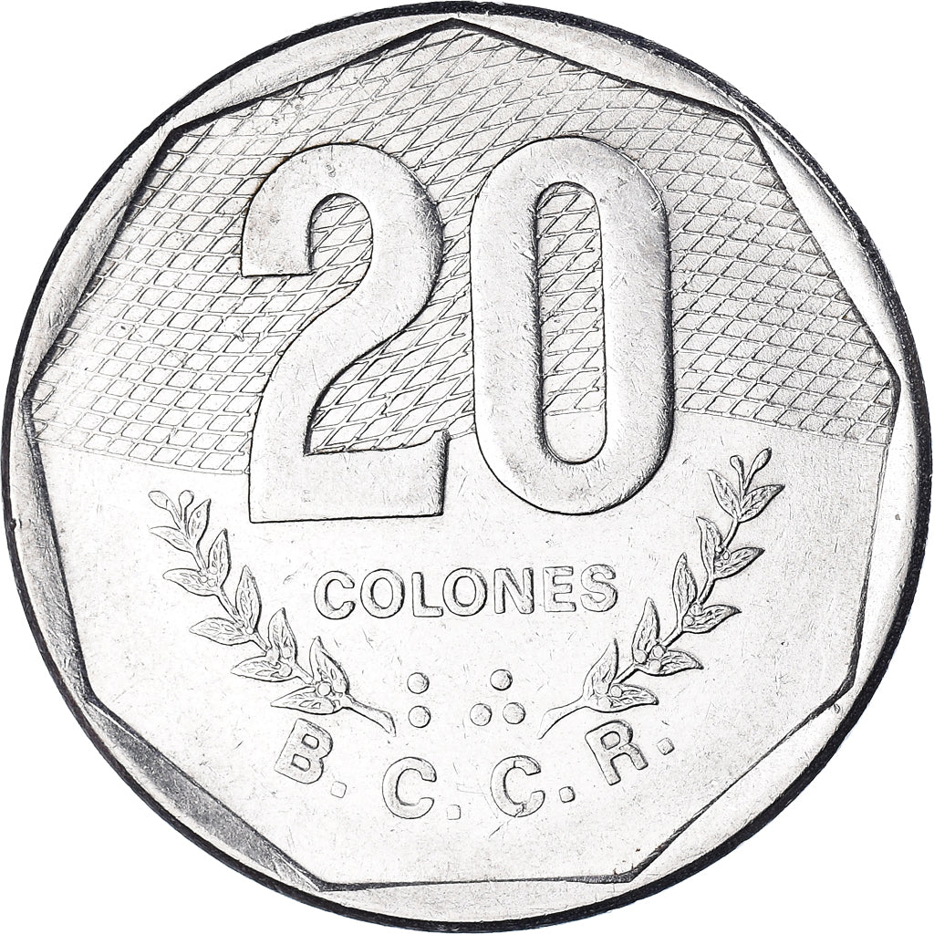 Monnaie, Costa Rica, 20 Colones, 1985