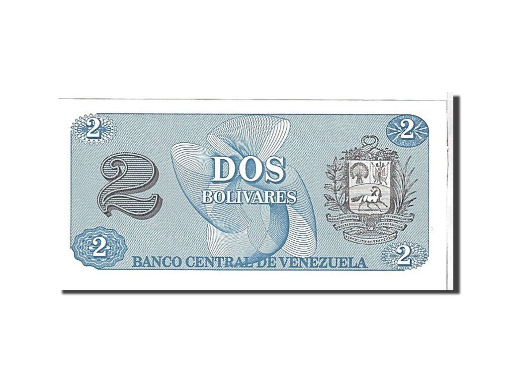 Banknote, Venezuela, 2 Bolivares, 1989, UNC(65-70)