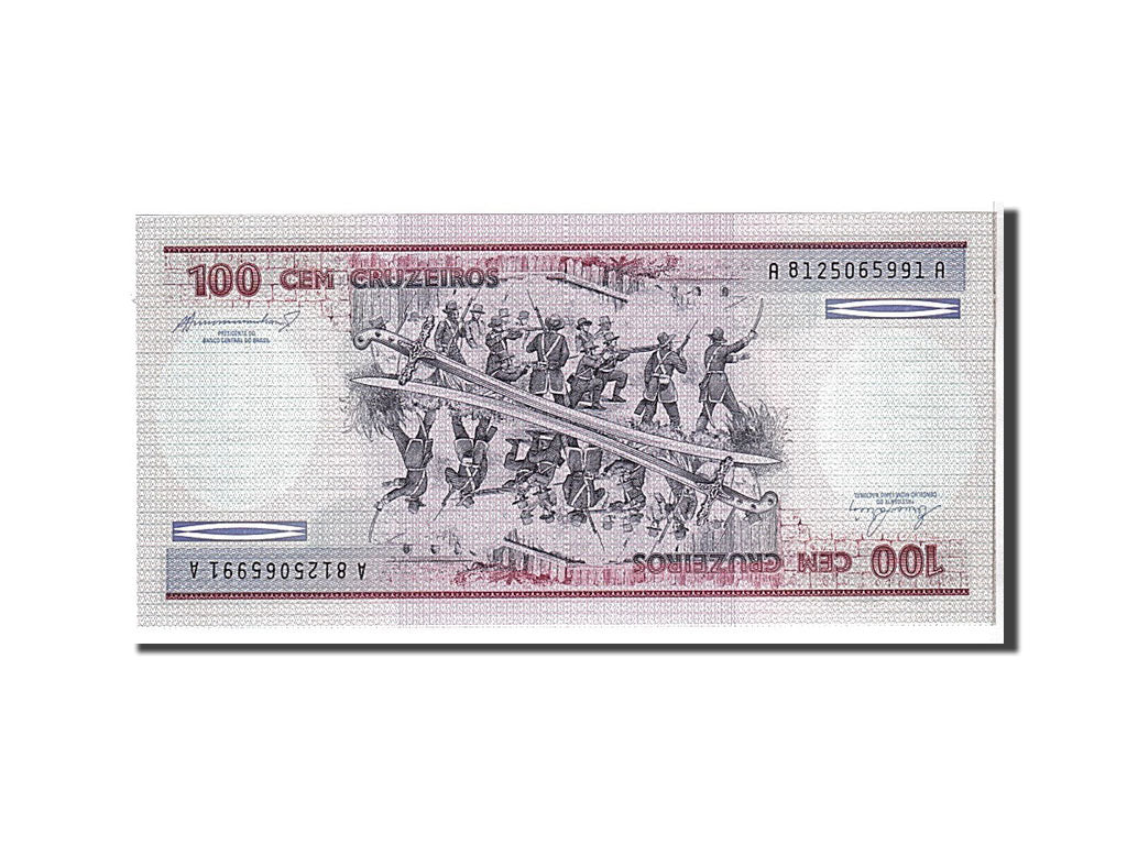 Banknote, Brazil, 100 Cruzeiros, 1984, KM:198b, UNC(65-70)