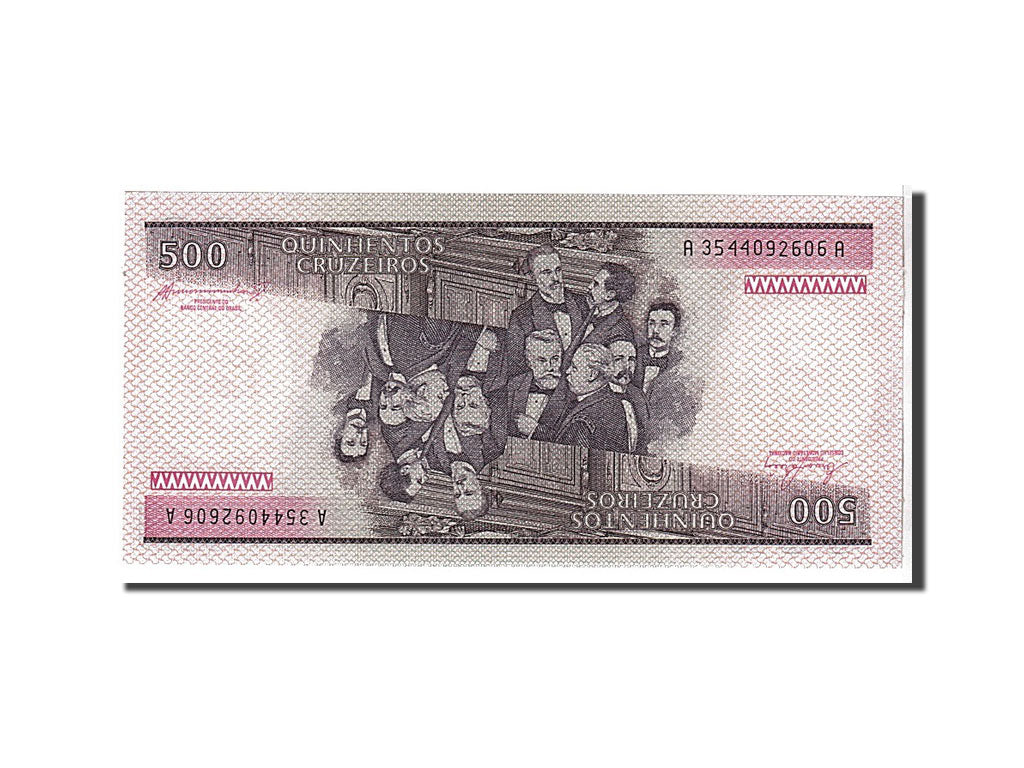 Banknote, Brazil, 500 Cruzeiros, 1985, KM:200b, UNC(65-70)
