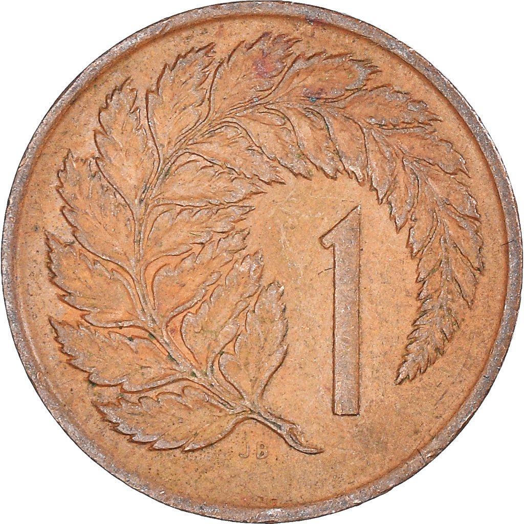 Coin, New Zealand, Cent, 1967