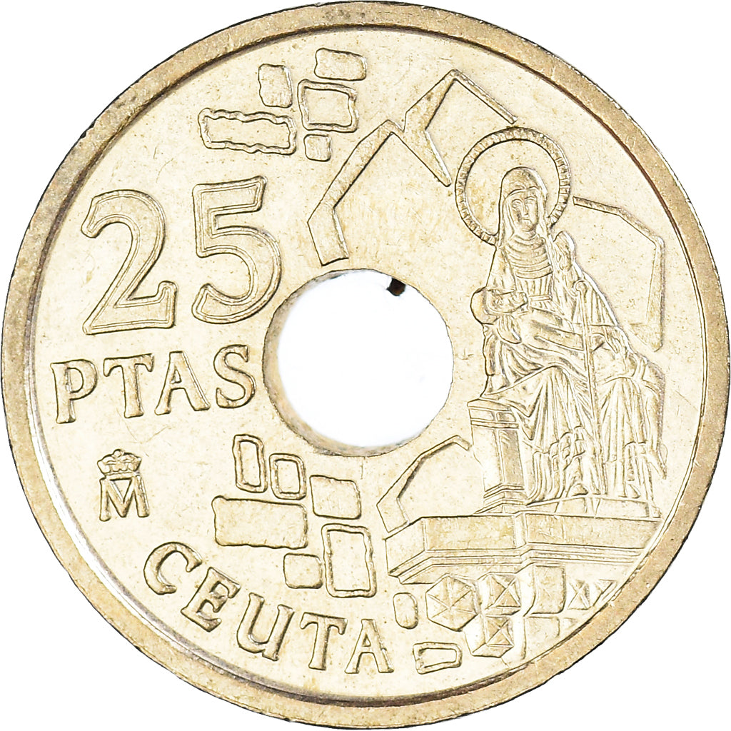 Coin, Spain, 25 Pesetas, 1998