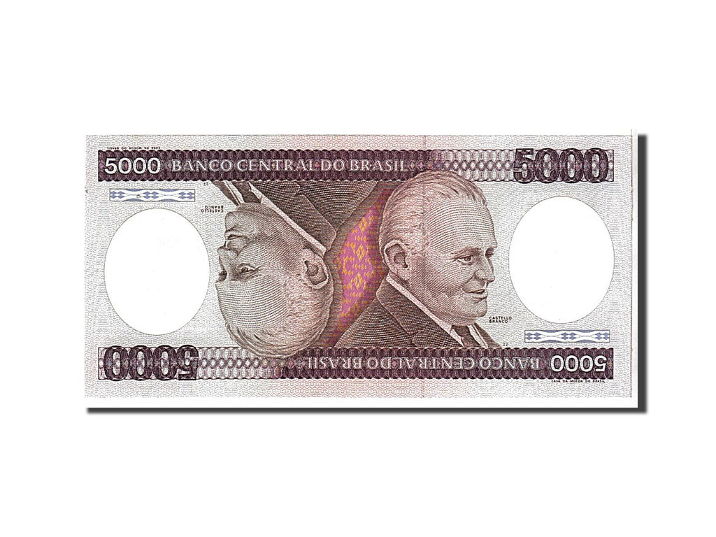 Banknote, Brazil, 5000 Cruzeiros, 1985, KM:202d, UNC(65-70)