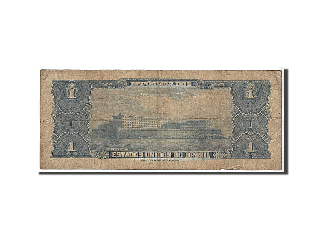 Billete, 1 Cruzeiro, 1944, Brasil, KM:132a, BC
