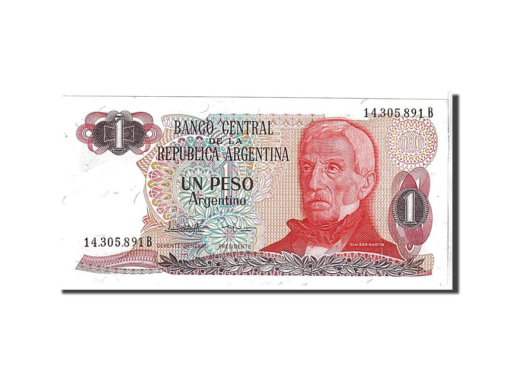 Billete, 1 Peso Argentino, 1983, Argentina, KM:311a, UNC