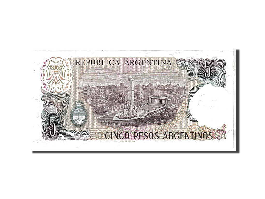 Billet, Argentine, 5 Pesos Argentinos, 1983, NEUF