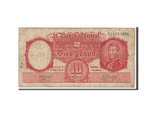 Banknot, Argentina, 10 Pesos, 1942, VF(20-25)