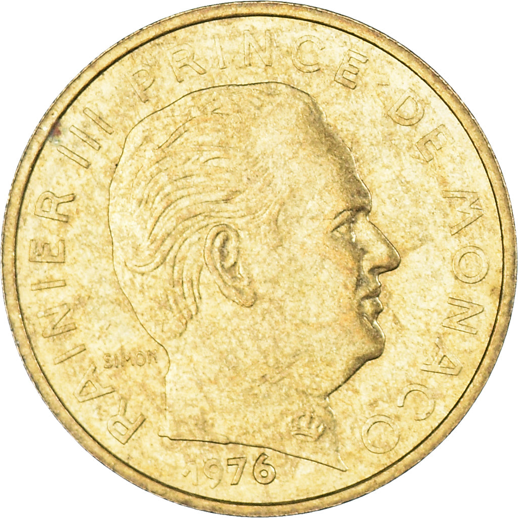 Moneta, Monaco, 10 Centimes, 1976