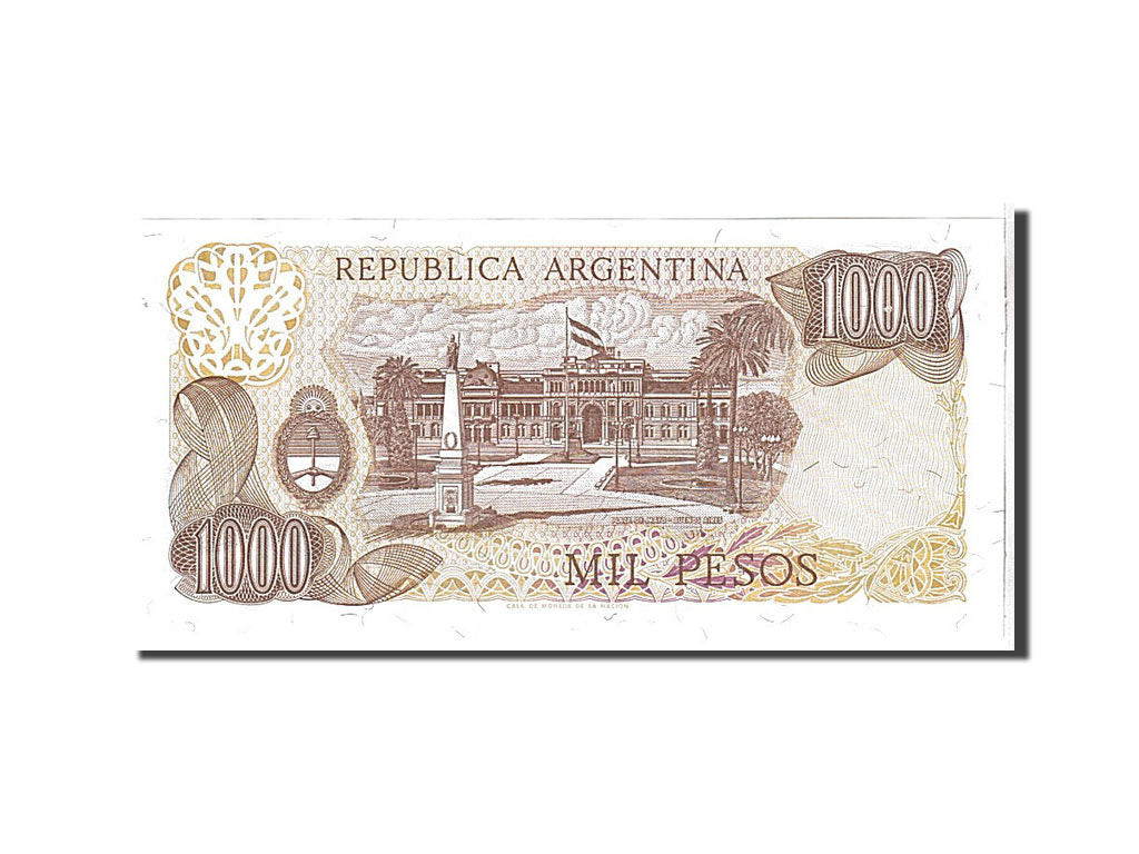 Billete, 1000 Pesos Argentinos, 1984, Argentina, KM:317b, UNC