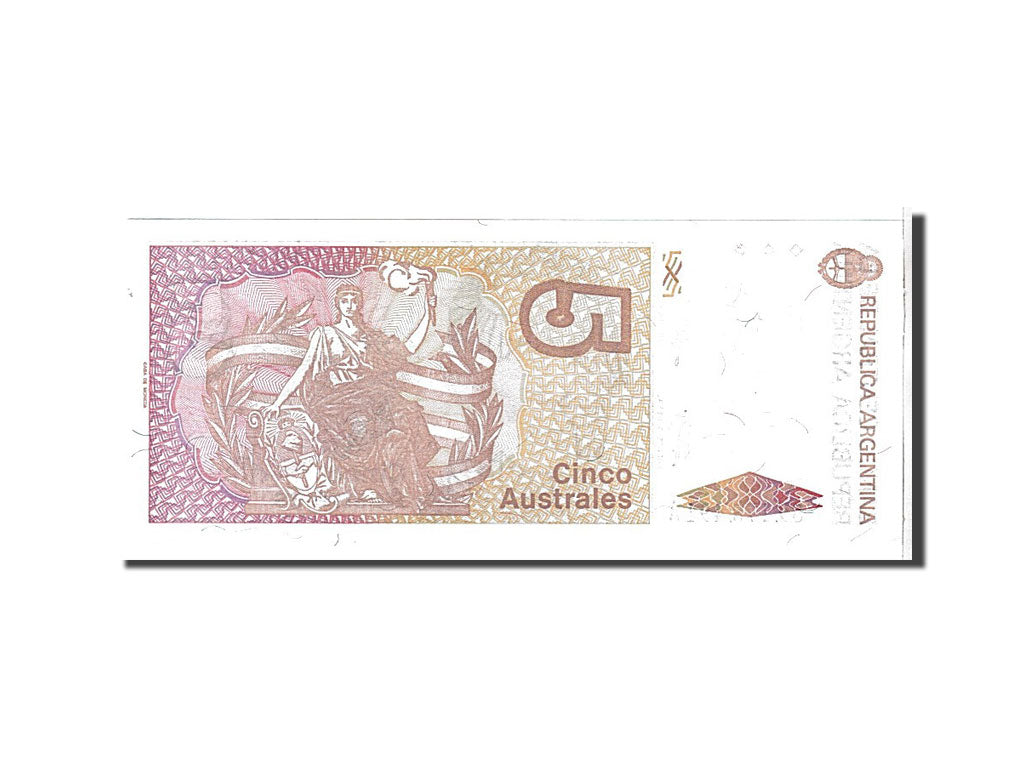Billet, Argentine, 5 Australes, 1985, KM:324b, NEUF