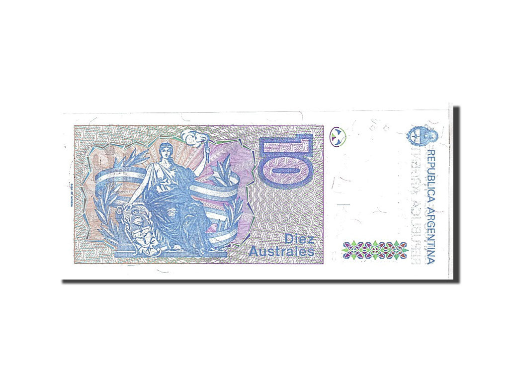 Billet, Argentine, 10 Australes, 1985, KM:325b, NEUF