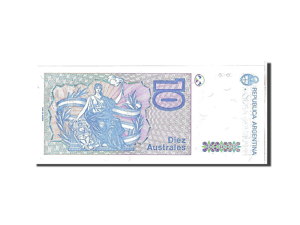 Billet, Argentine, 10 Australes, 1985, KM:325b, NEUF