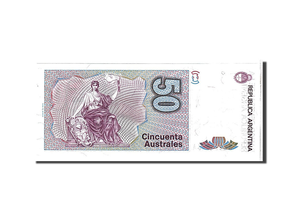 Banknote, Argentina, 50 Australes, 1986, KM:326b, UNC(65-70)
