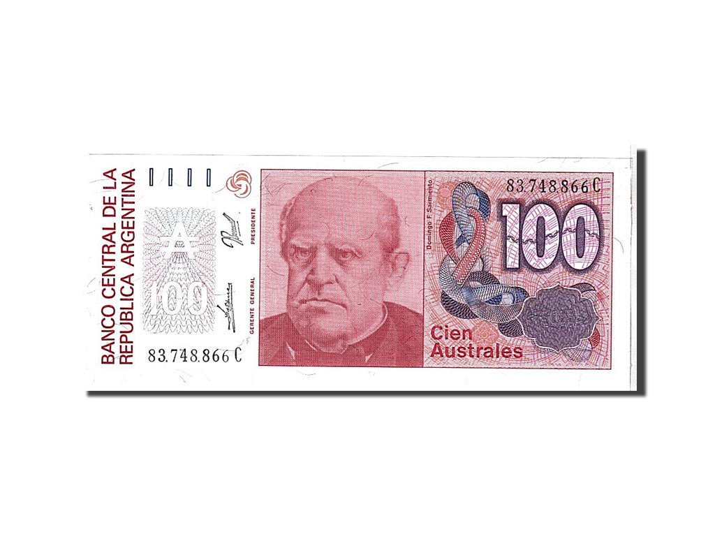 Billet, Argentine, 100 Australes, 1985, KM:327c, NEUF