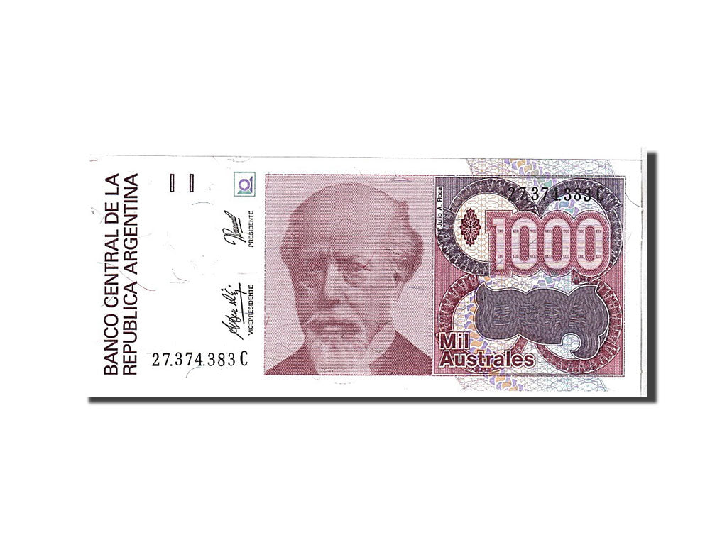 Billet, Argentine, 1000 Australes, 1988, KM:329d, NEUF