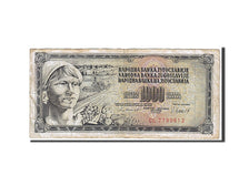 Geldschein, Jugoslawien, 1000 Dinara, 1981, KM:92d, S