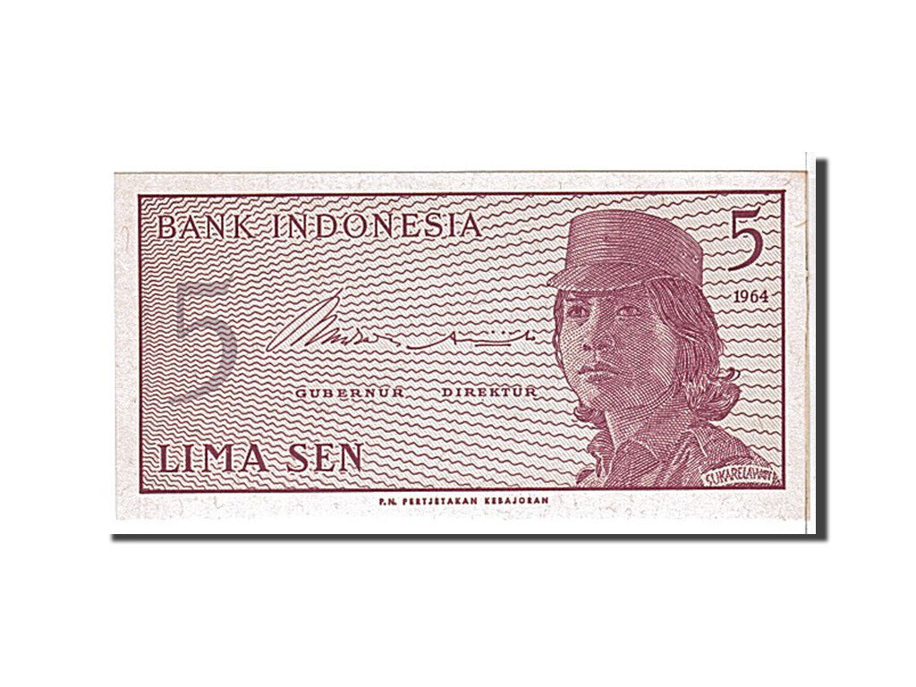 Banknote, Indonesia, 10 Sen, 1964, UNC(65-70)