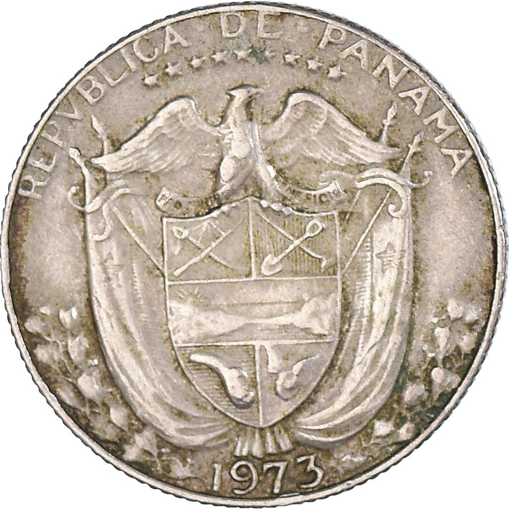 Moeda, Panamá, 1/10 Balboa, 1973