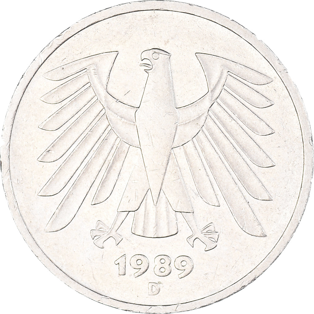 Coin, GERMANY - FEDERAL REPUBLIC, 5 Mark, 1989