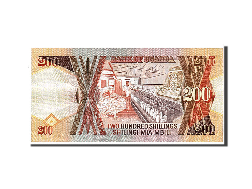 Billet, Uganda, 200 Shillings, 1996, KM:32b, NEUF