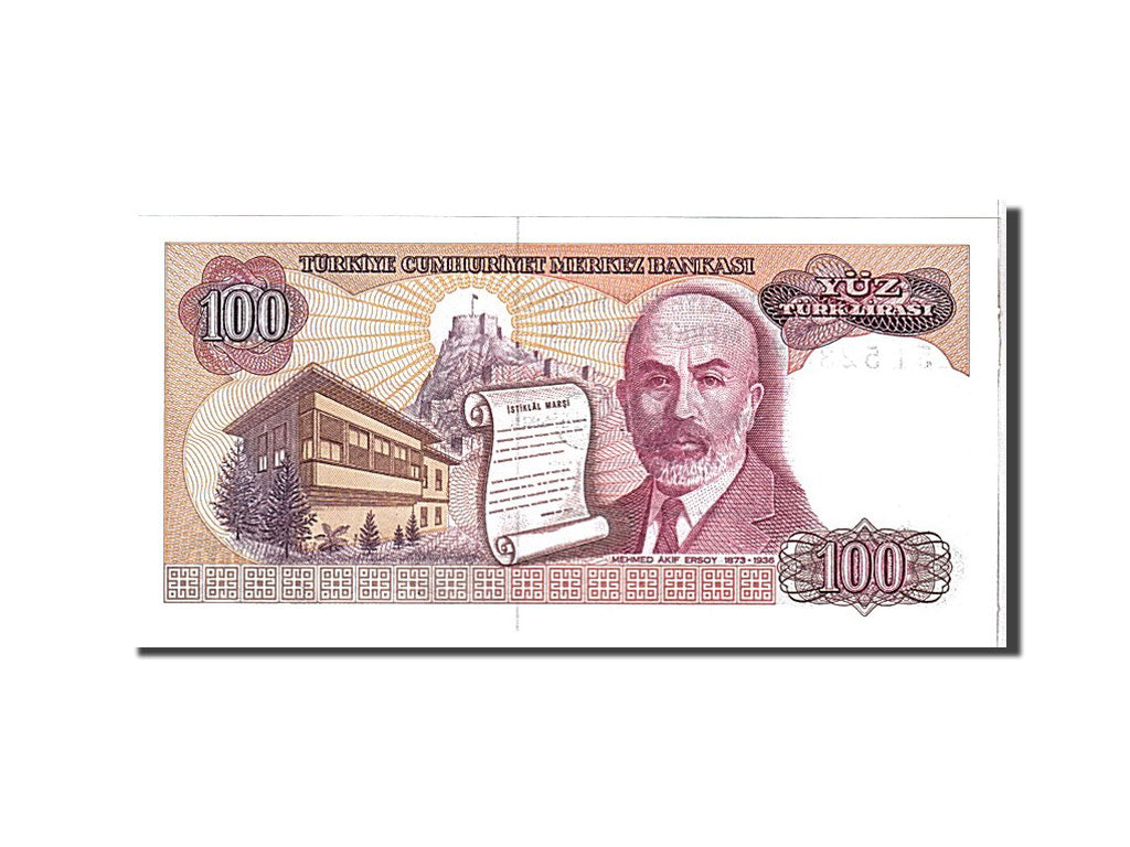 Banknote, Turkey, 100 Lira, 1984, KM:194a, UNC(65-70)