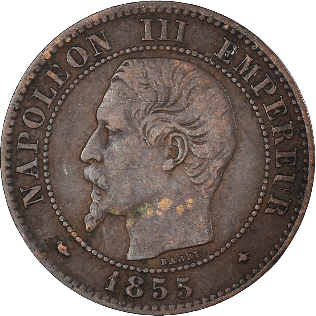 Munten, Frankrijk, 2 Centimes, 1855
