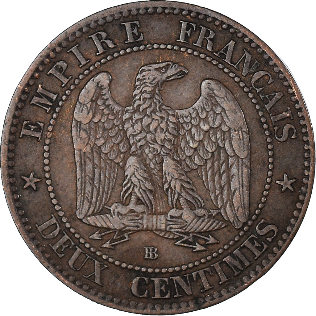 Munten, Frankrijk, 2 Centimes, 1855